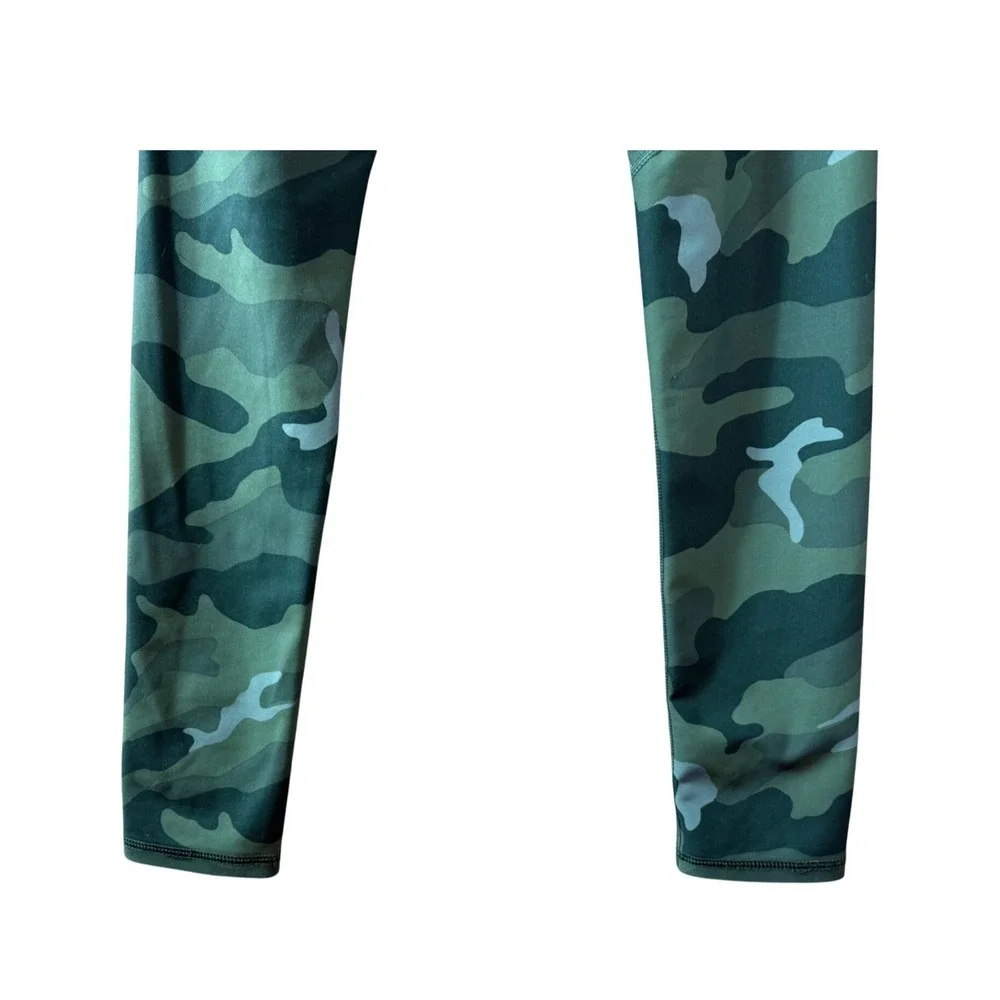 Old Navy Active Powersoft‎ Girls XL 14-16 Green Camo High Rise Leggings